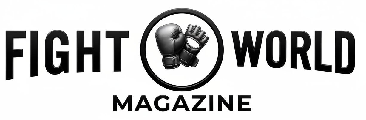 Fight World Magazine Logo - Black and White